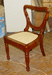 стул с ротангом  красного  дерева